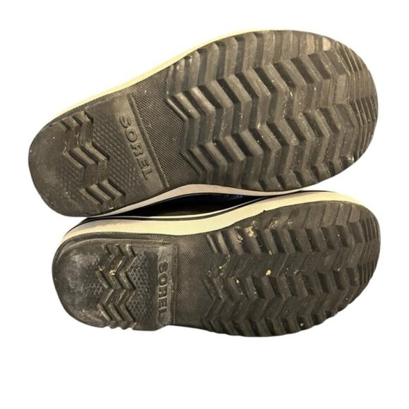 SOREL Yoot Pac Nylon Mid-High Teddy Fleece Snow Winter Boots Little Boy's Size 1 - Picture 7 of 8